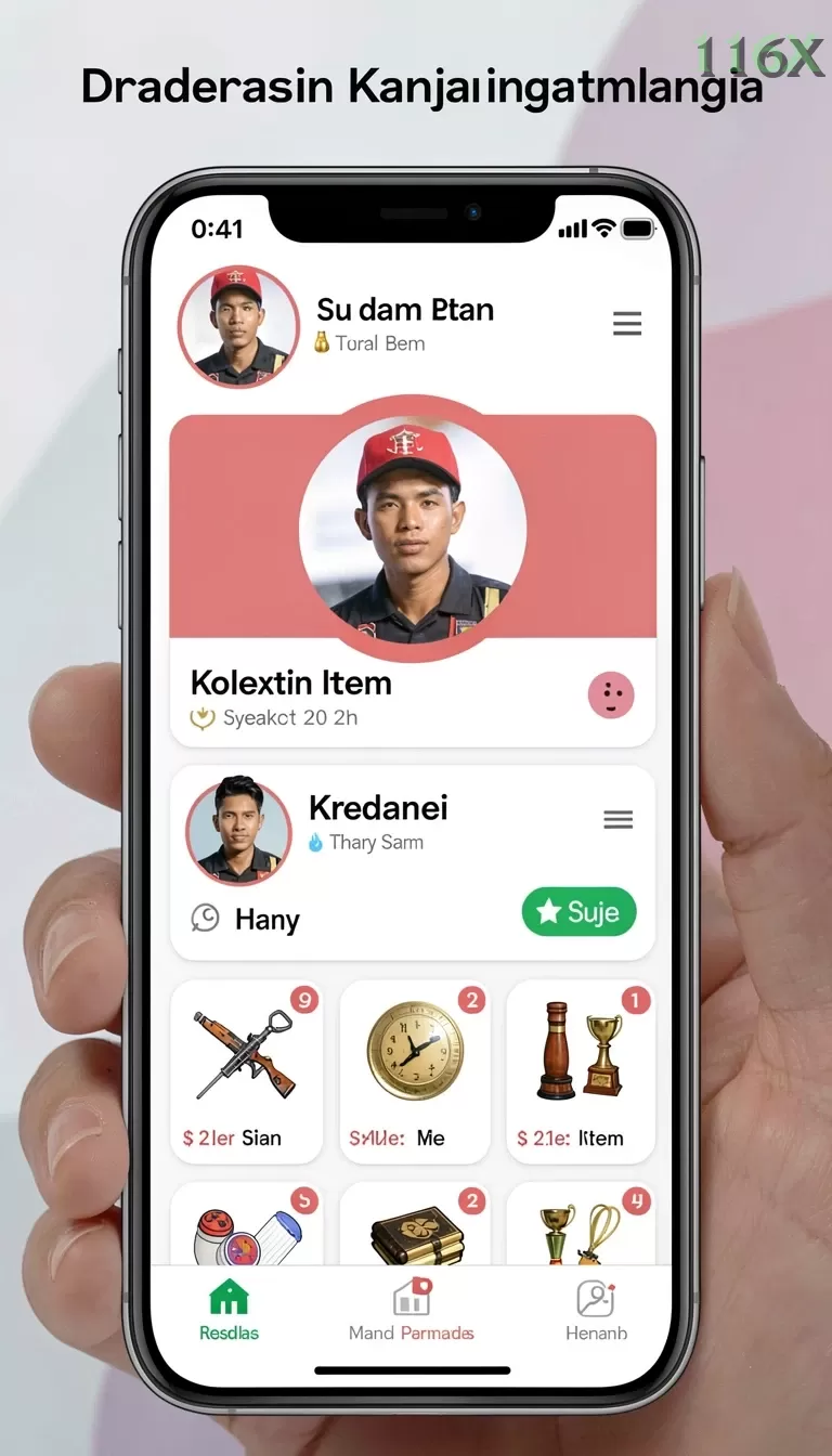 Cuplikan layar AWANLUCK — halaman utama