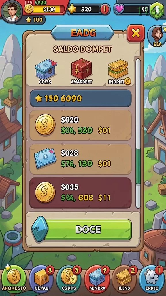 Cuplikan layar 456WIN — menu navigasi